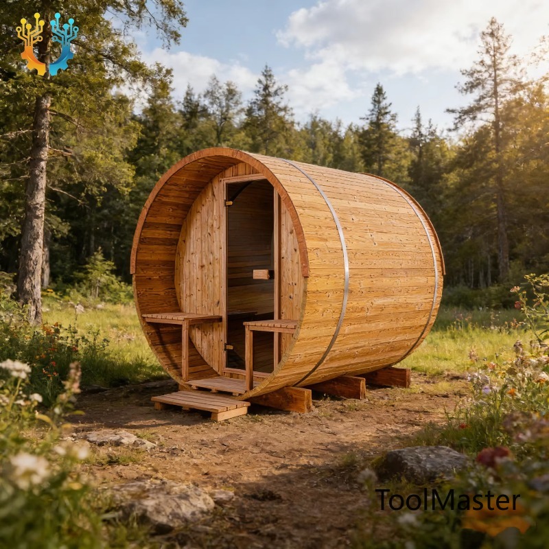 Spa Wellness Resorts - Паровая сауна из карбонизированной ели премиум-класса