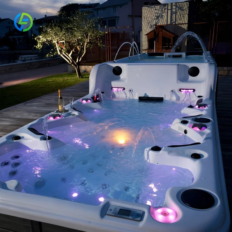 Spa Wellness Resorts - Индивидуально настроенный коммерческий двухзонный гидромассажный и